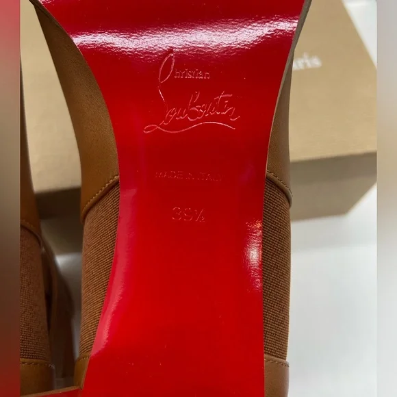 Christian Louboutin Leather 70 Chelsea Booties